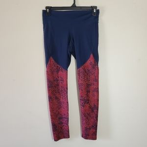 Under Armour Vanish Printed‎ Leggings Brilliance Pink Academy Blue Large